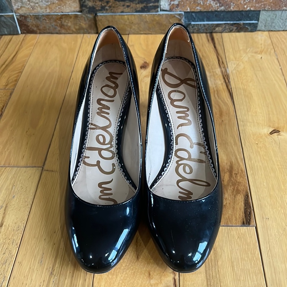 Black Patent Leather Pumps